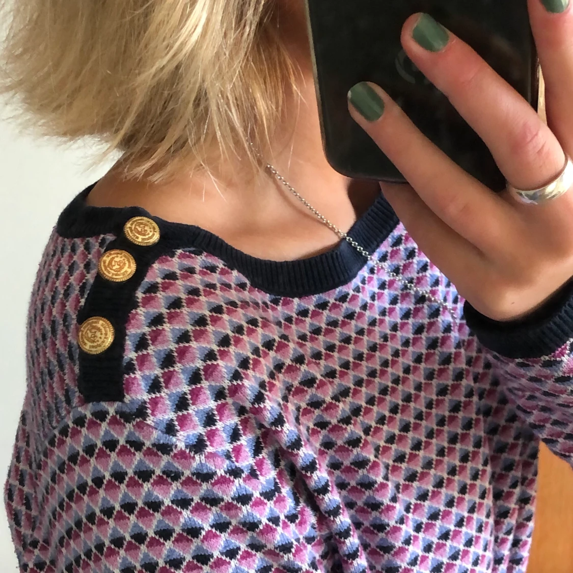 Mönstrad tröja  - 91