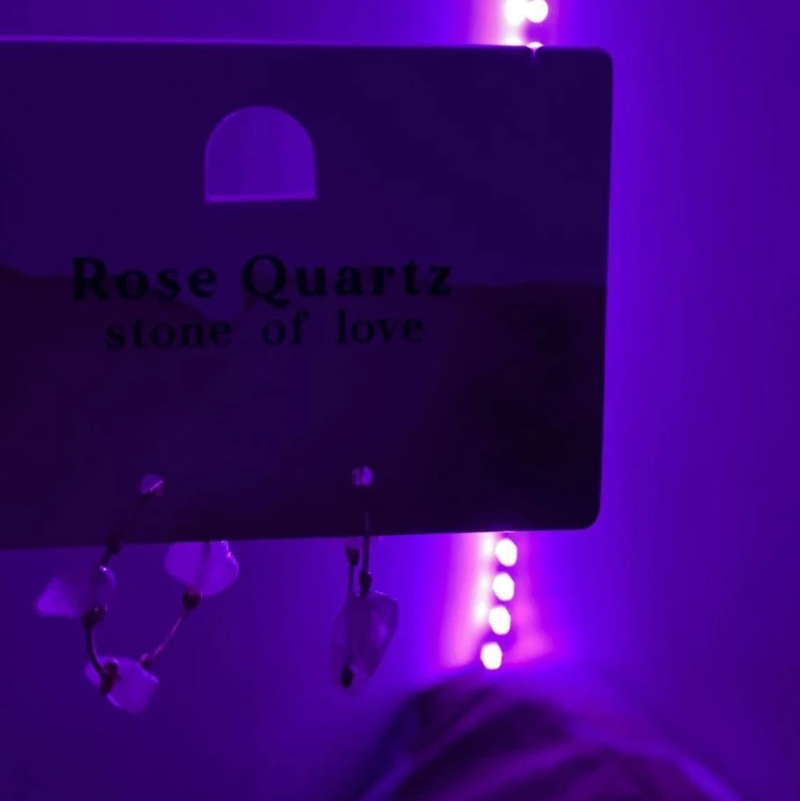 Rosenkvartz örhängen💗 - 90