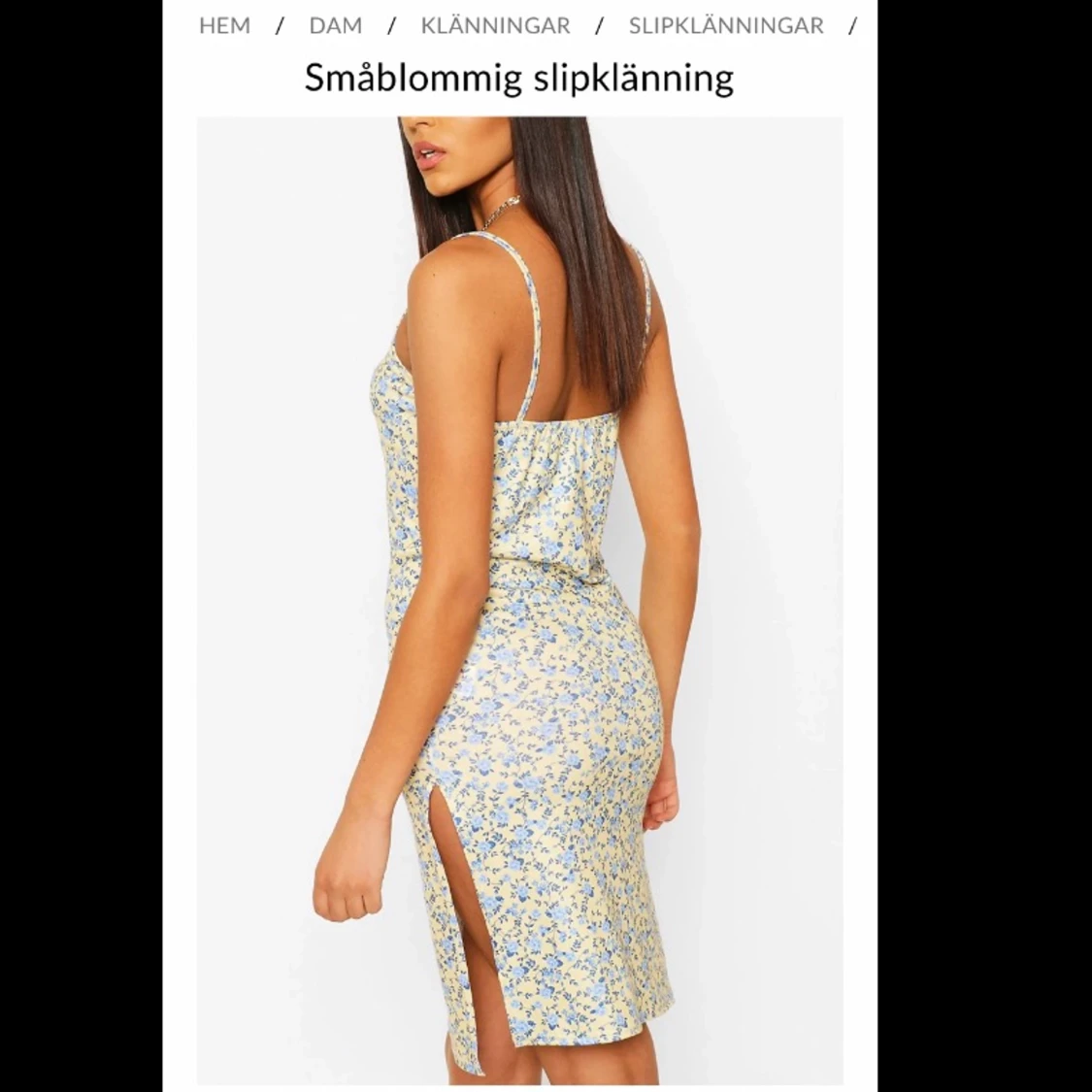 sommarklänning med slits  - 90