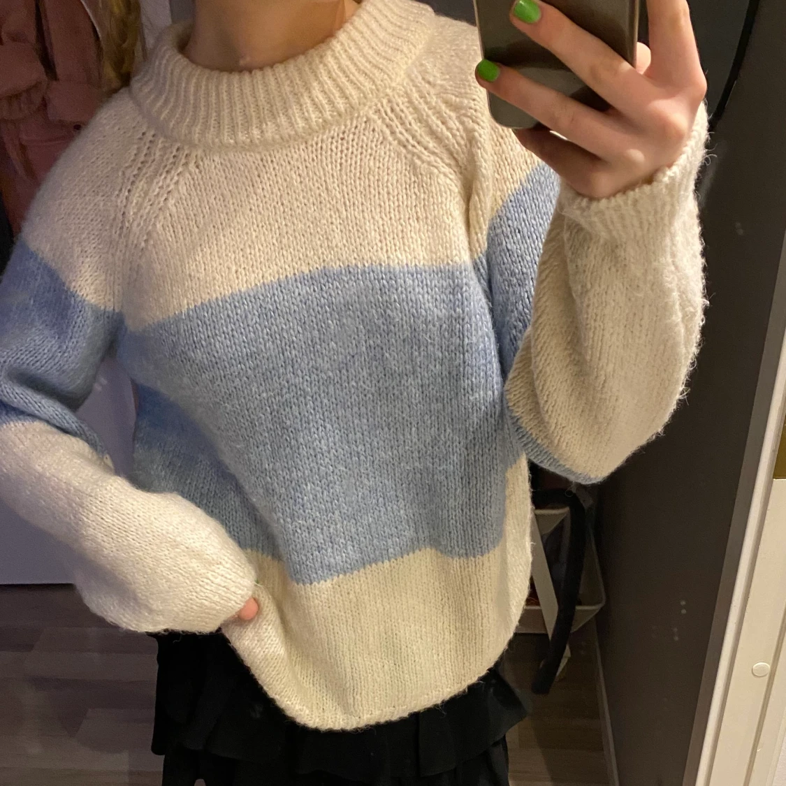 Stickad tröja