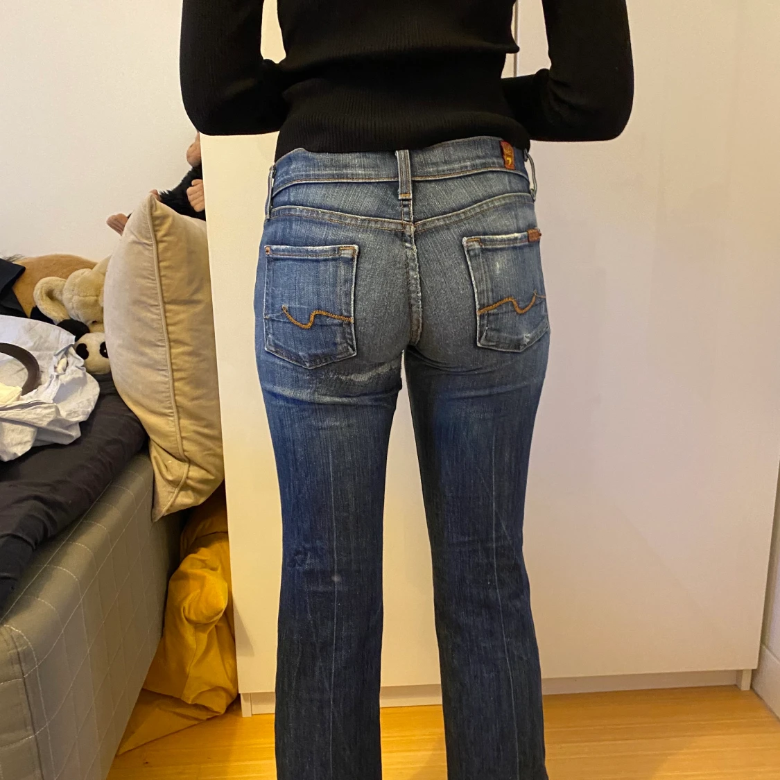 Lågmidjade jeans