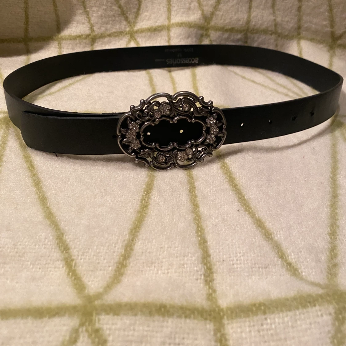 Vintage Lindex skärp med Rhinestones  - 90