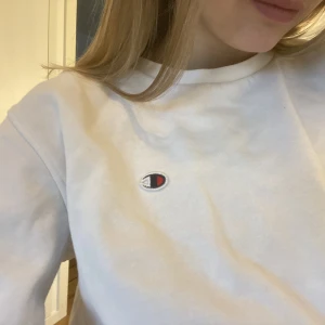 Sweatshirt - En superfin sweatshirt från Champion! Använd fåtal gånger. Säljer även denna i svart. Kika gärna in mina andra annonser och se om du hittar något du gillar, har rensat ut massvis med kläder och samfraktar gärna!🤍