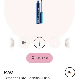 Mac extended play gigablack lash mascara från Mac.  Aldrig använd eller testad. 