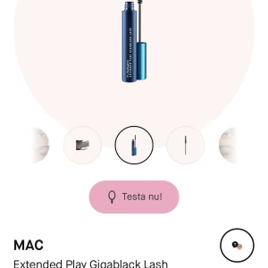 Mascara MAC - Mac extended play gigablack lash mascara från Mac.  Aldrig använd eller testad. 