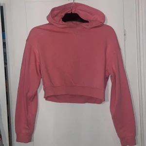 Rosa hoodie crophoodie  - Fint skick✨