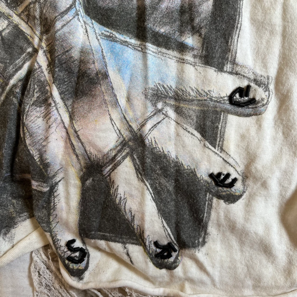 Linne med uppriven rygg - 91