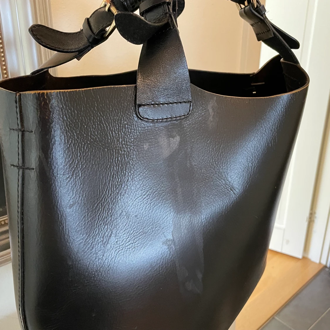 Skinnväska Äkta läder  - 91