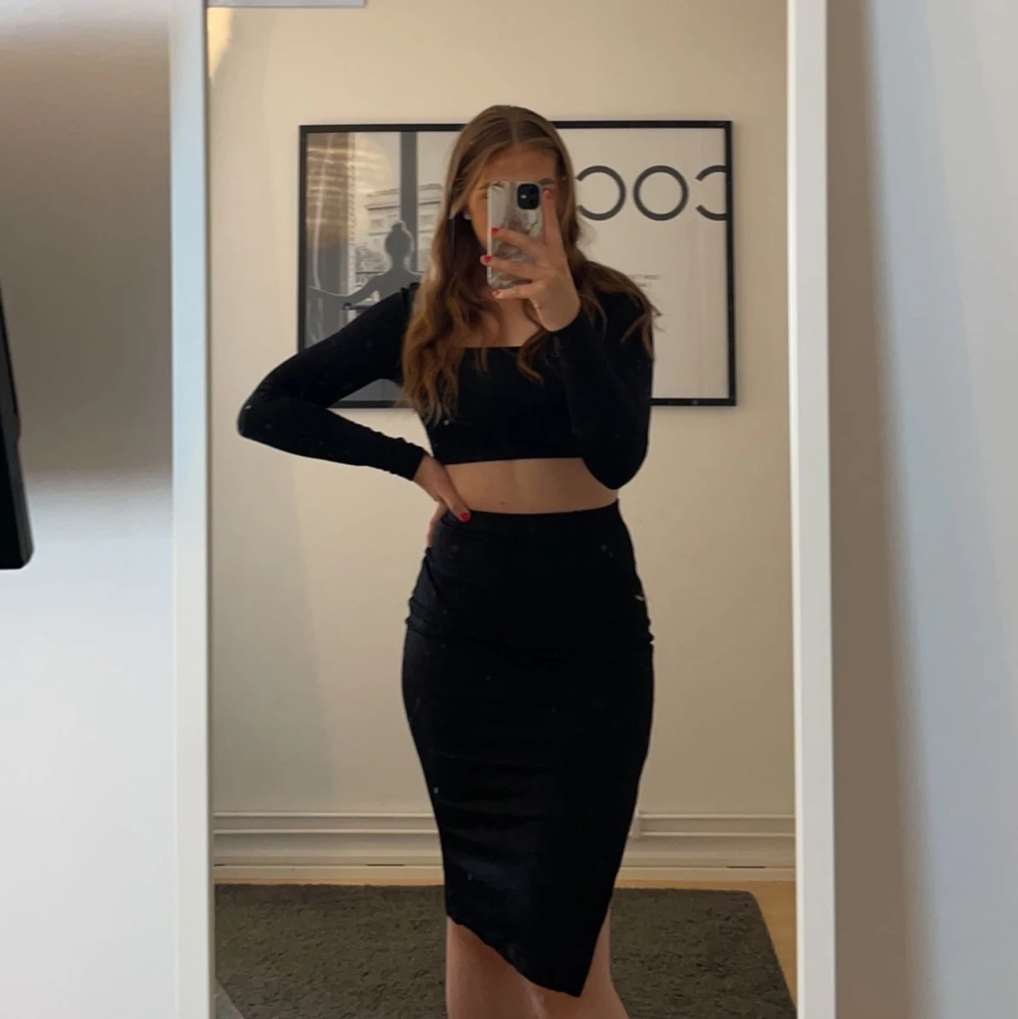 Superfint svart set - 90