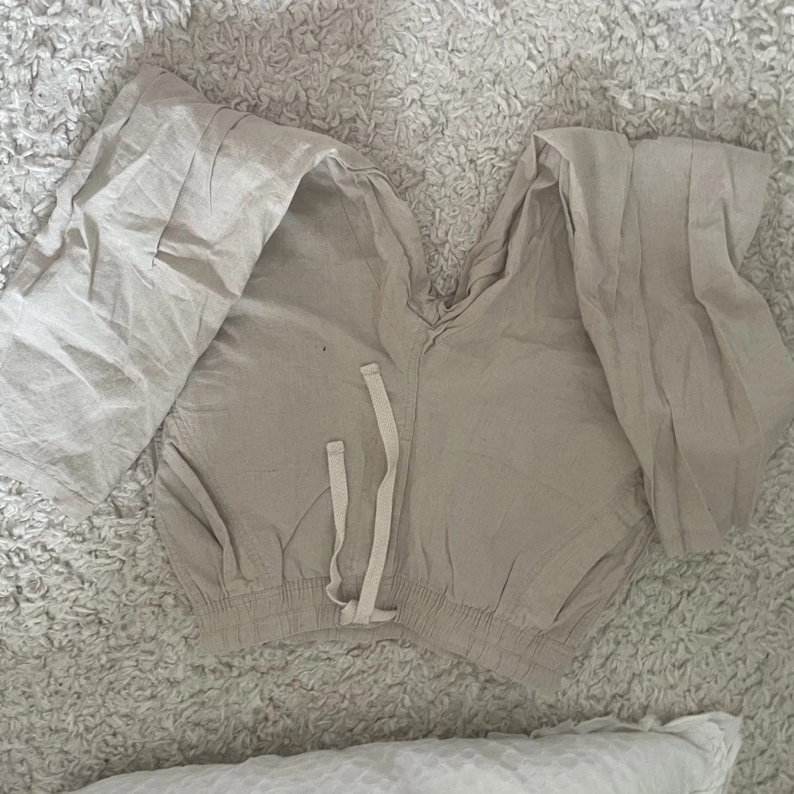 Fina linne byxor - 90