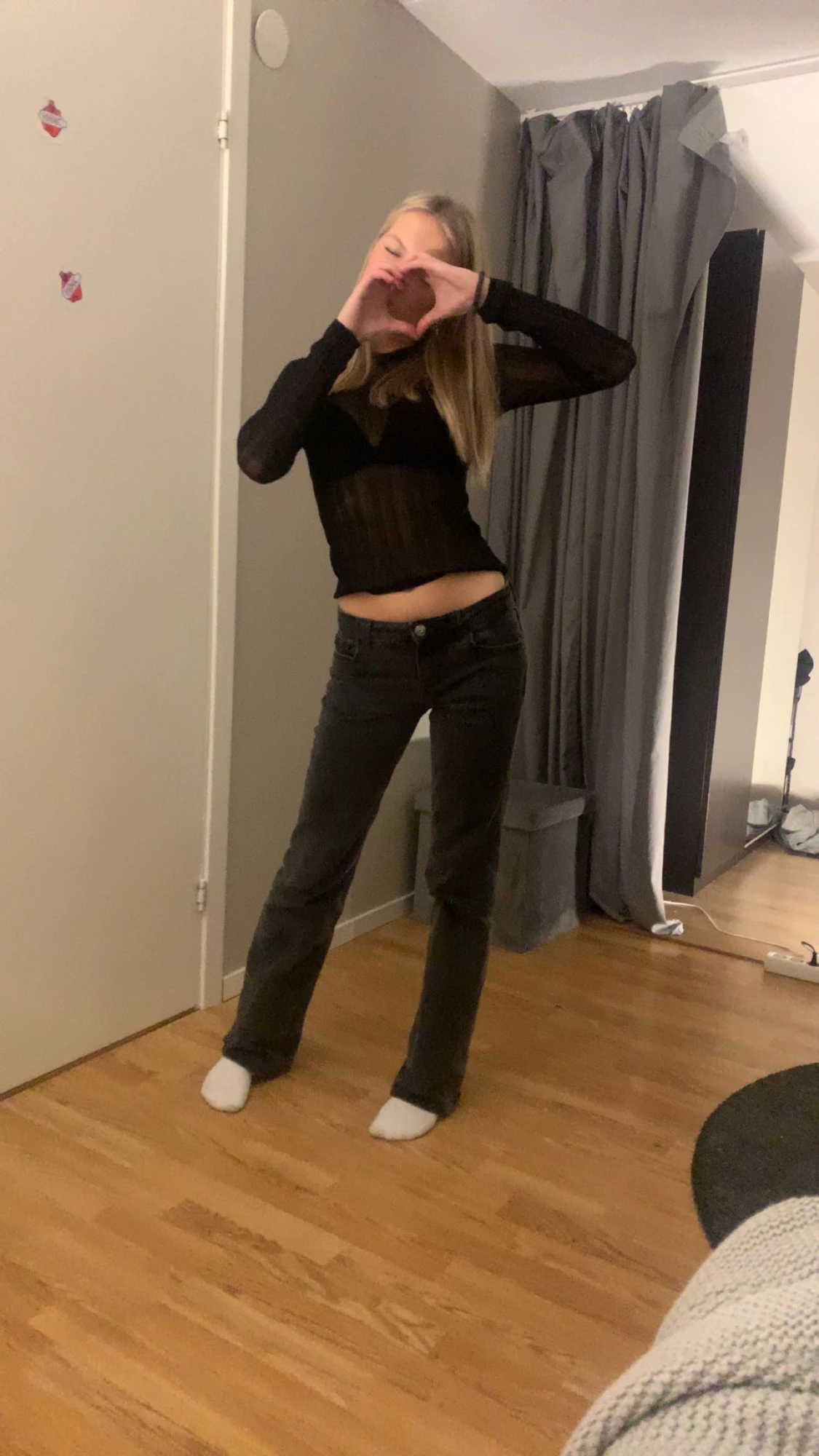 Lågmidjade jeans