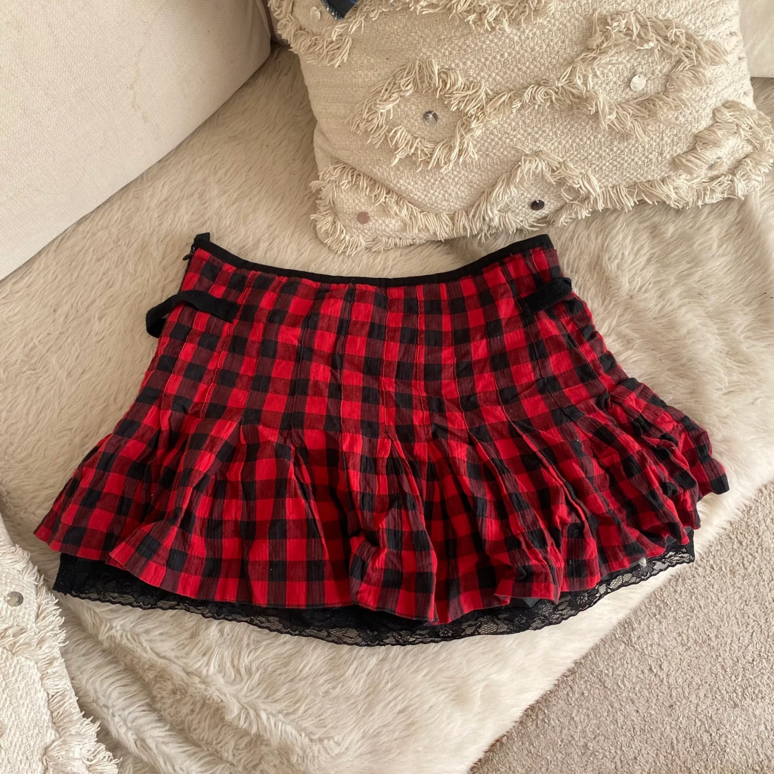 Rutig minikjol  - 90