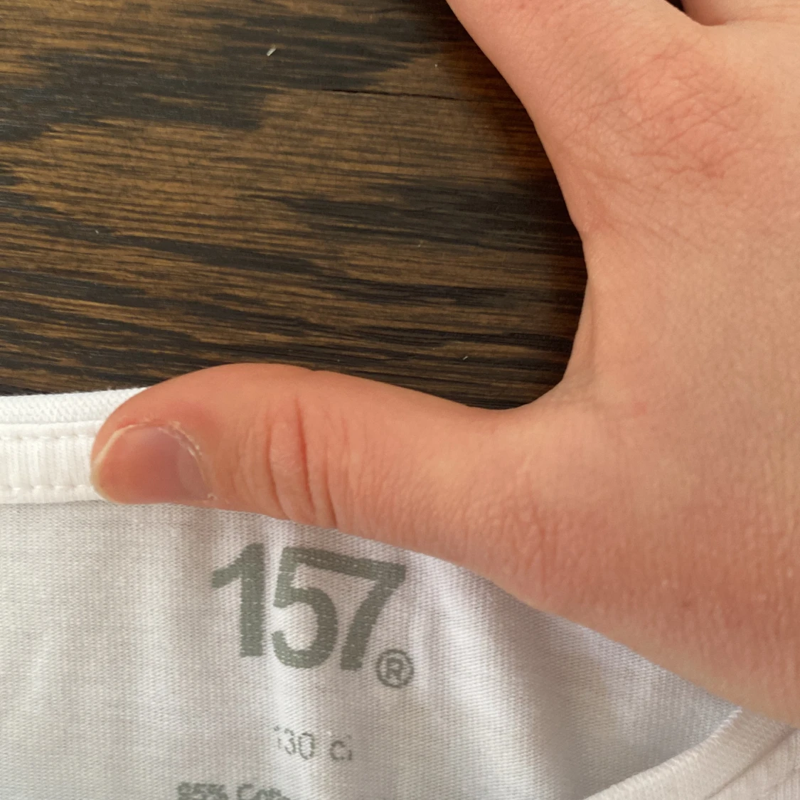 Basic vit t-shirt - 90