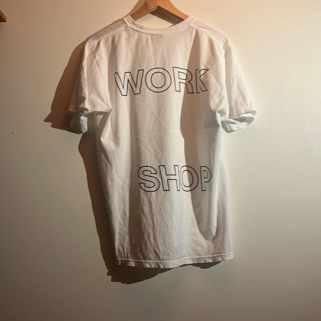 Stussy X Our legacy workshop t shirt vit M - 90