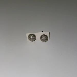 silver glittriga örhängen  - helt oanvända