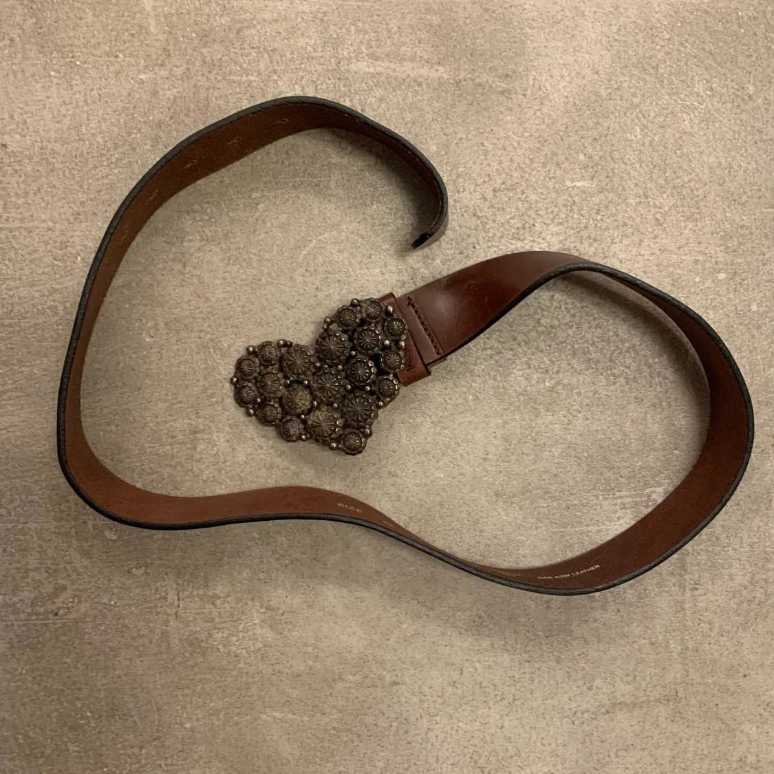 Vintage MoschinoJeans Bälte i Koläder