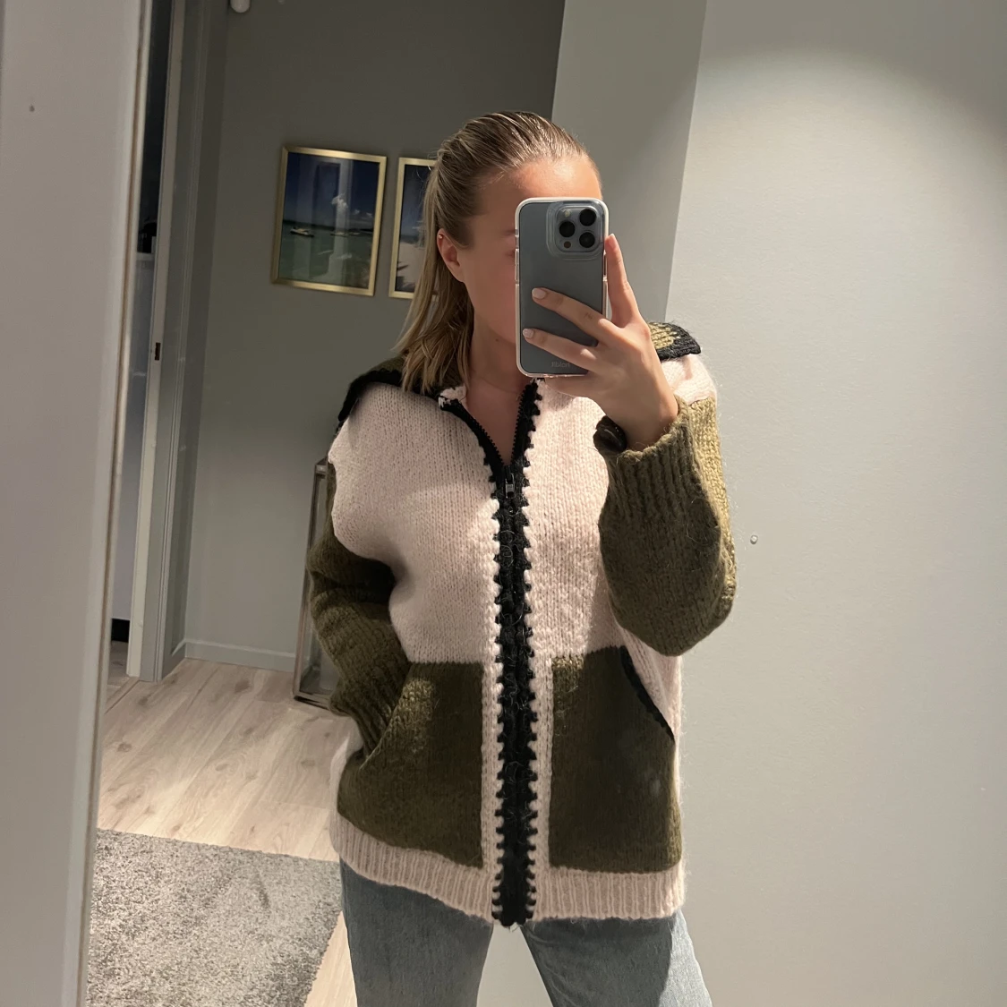 Stickad tröja  - 90