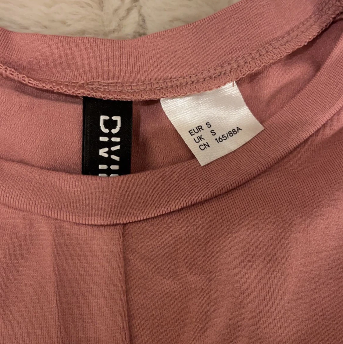 Rosa topp, stl S - 91