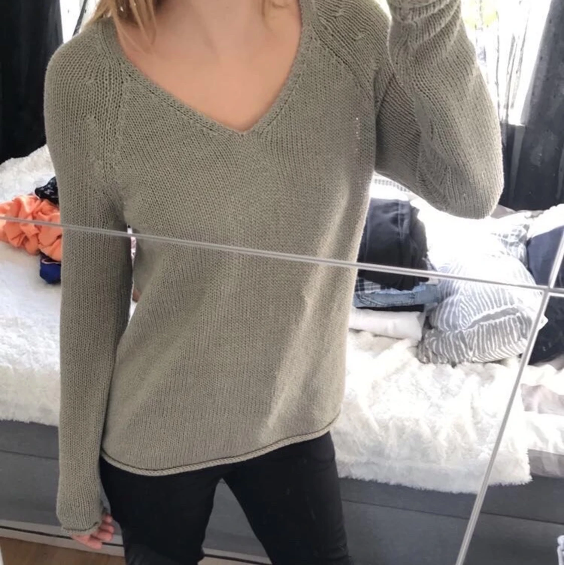 Fin stickad tröja  - 90