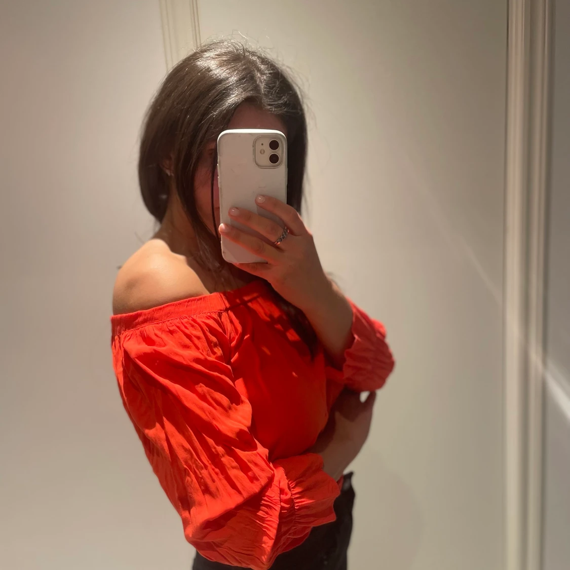 Oranga blus i storlek 34.  - 91