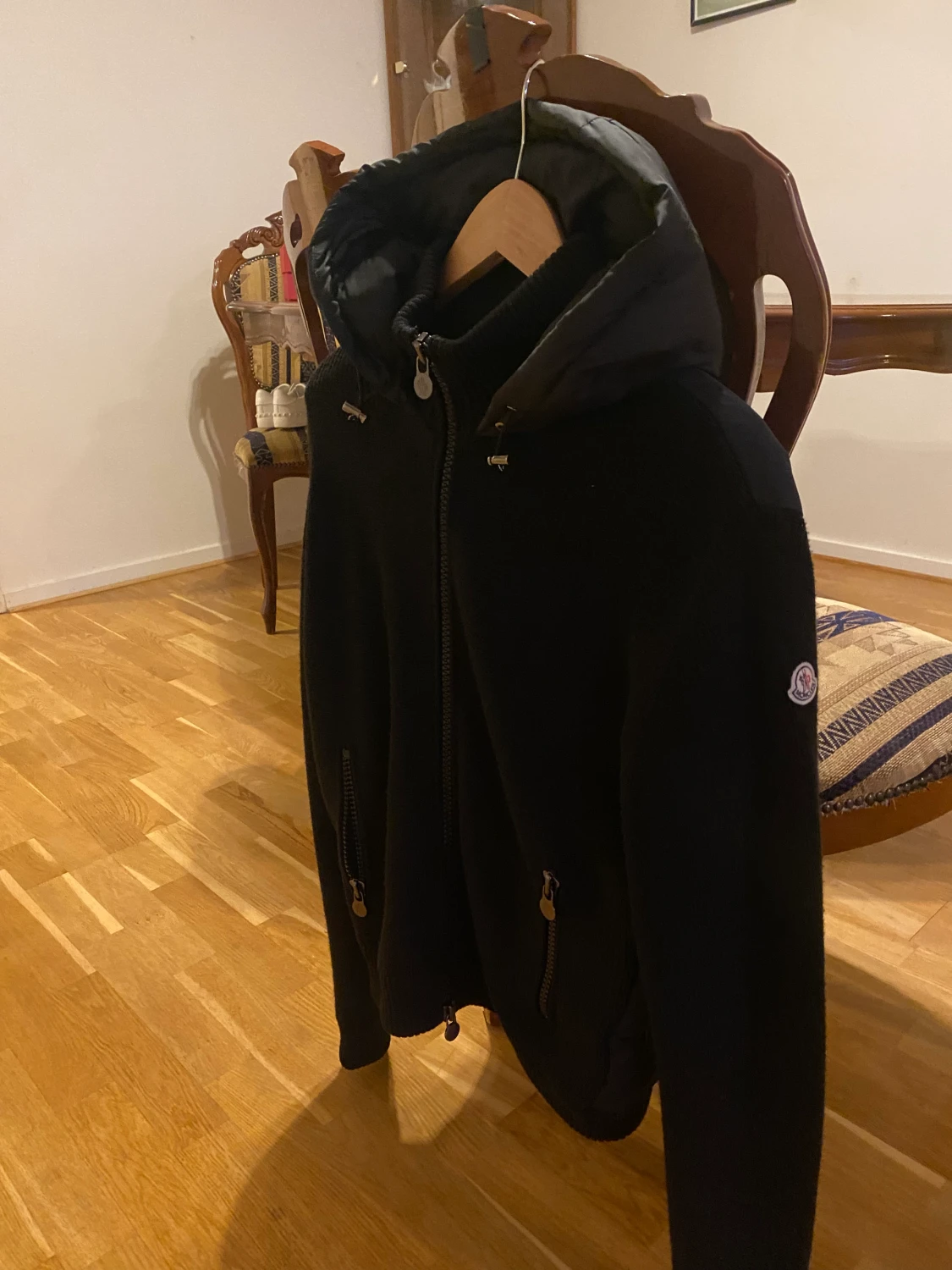 Moncler hooded down cardigan 