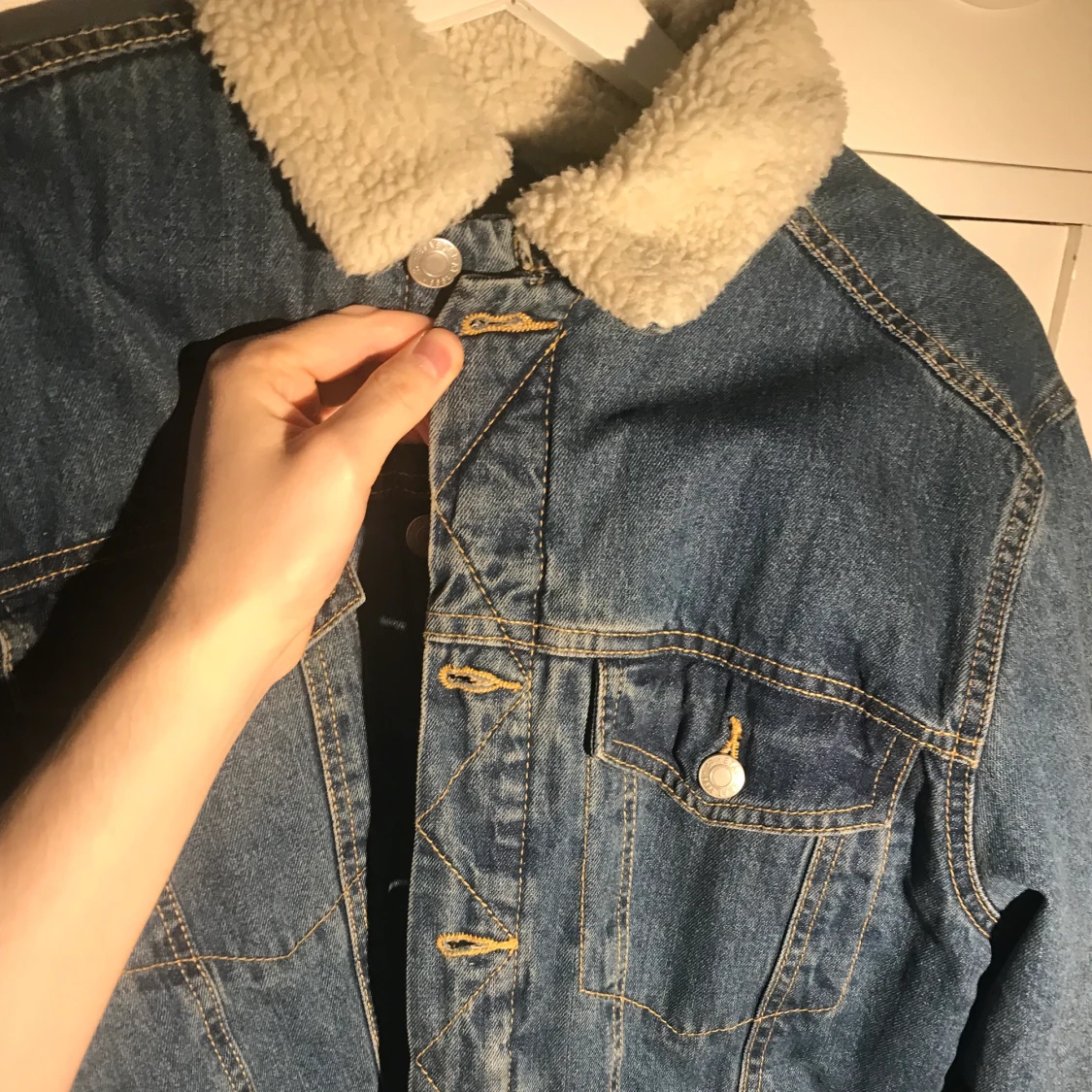 Fodrad jeansjacka shepherd jacket  - 90