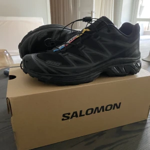 Salomon XT 6 - Endast testade Salomon XT6 i helsvart.  Kommer med kartong. Inköpta oktober 2022.  