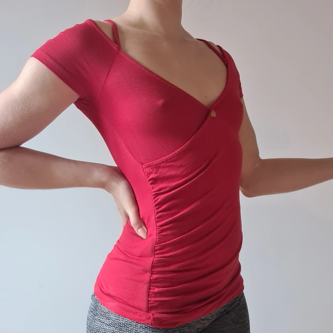 Sexig röd topp, XS - 91