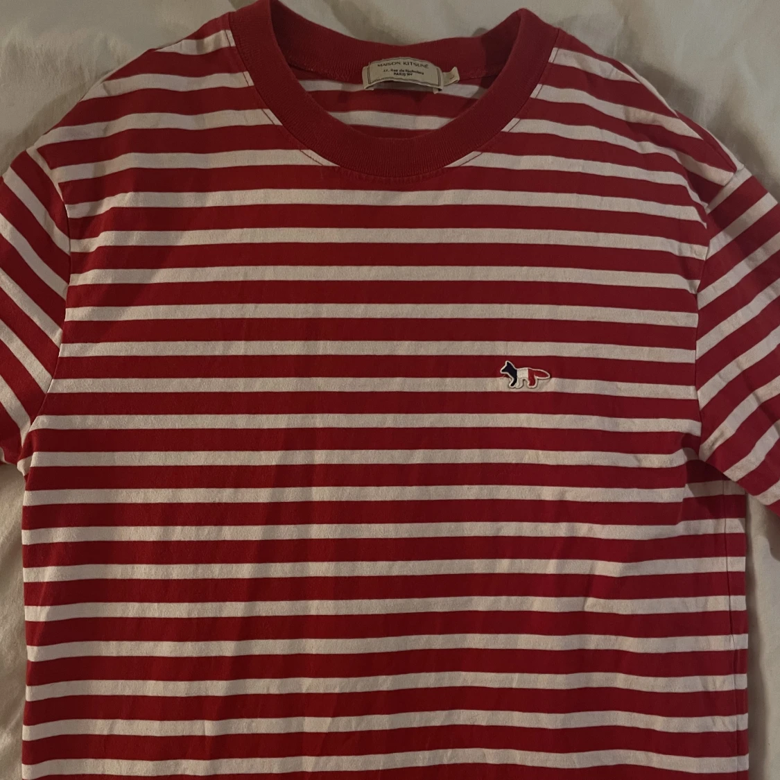 Långärmad randig t-shirt