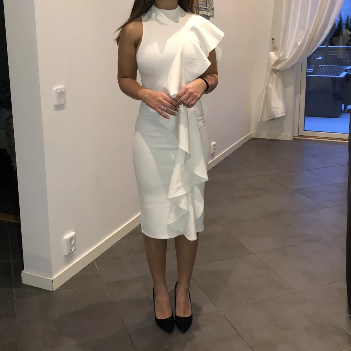 Vit klänning  - 90