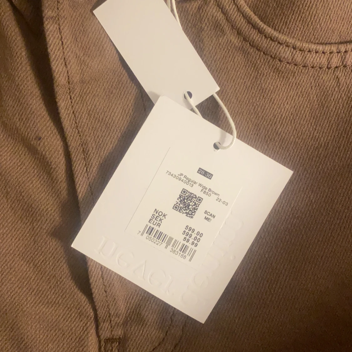 Regular wide byxor - 90