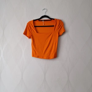 Top orange - Färglad tröja vintage!!