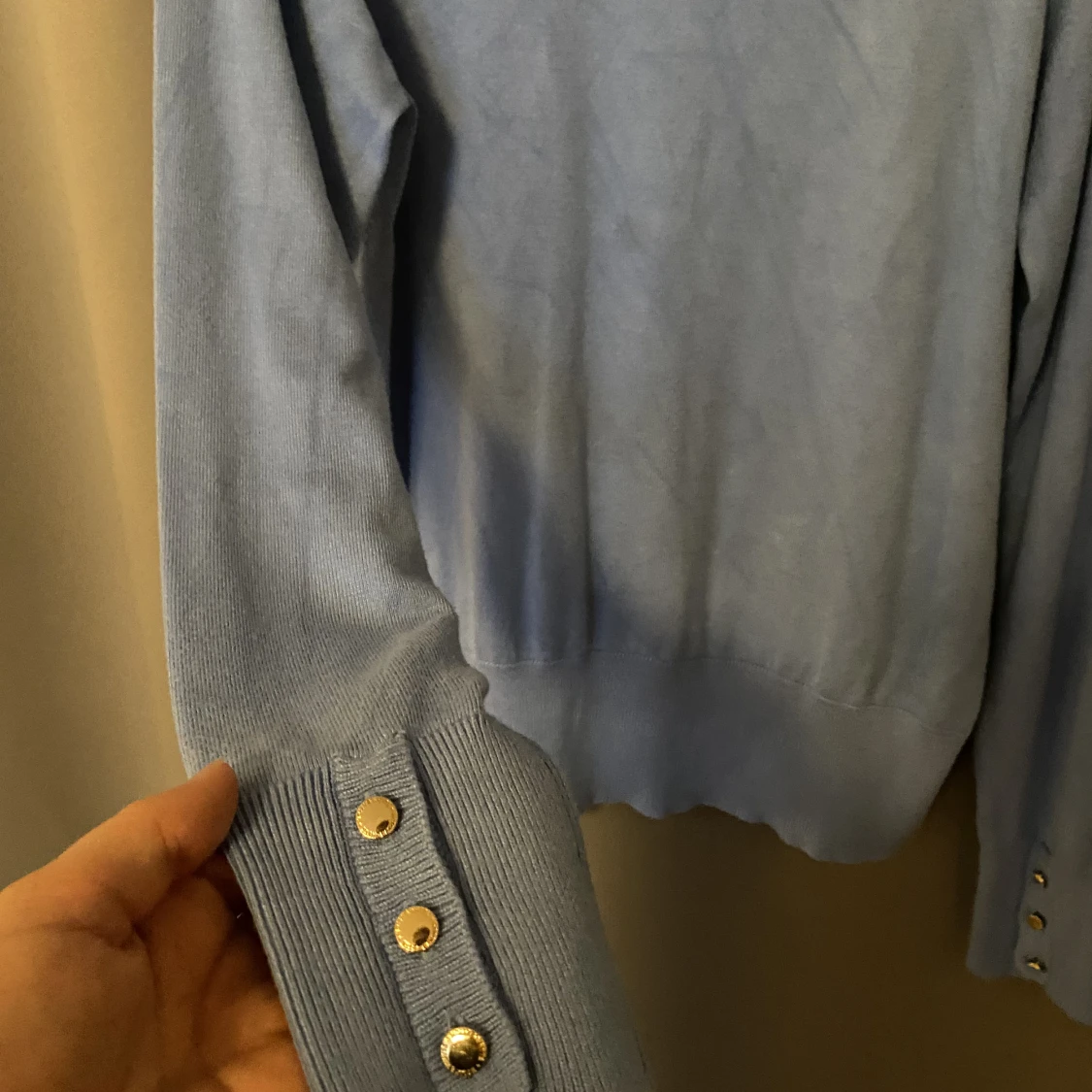 Blå polo tröja  - 90