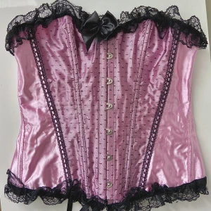 Korsett - Säljer denna korsett då den är för stor för mig, köpte den begagnad. Korsetten är i relativt god skick dock saknas det 2 korsett ben. (katt i hemmet)