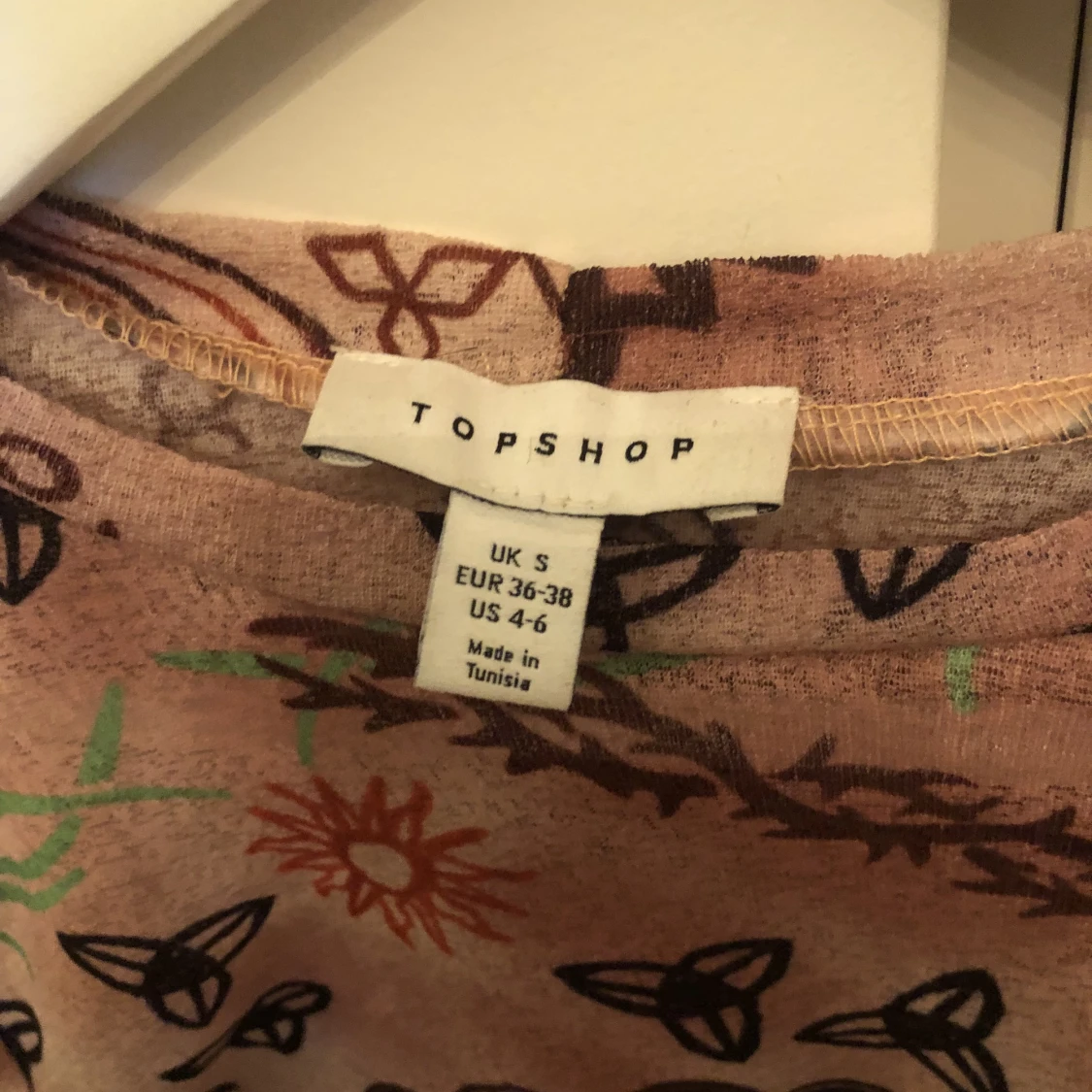 Topshop mönstrad topp - 91