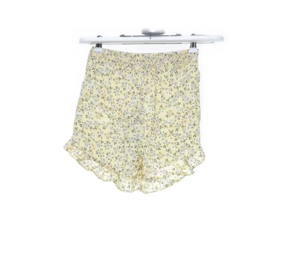 Ljusgul volang blommig - 90