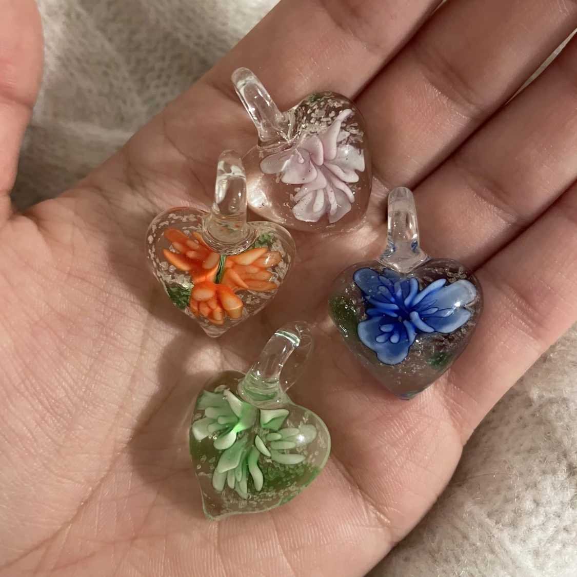 Glashalsband hjärta 