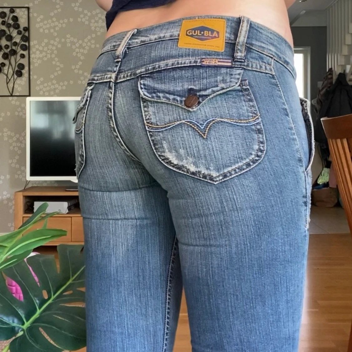 Lågmidjade jeans  - 90