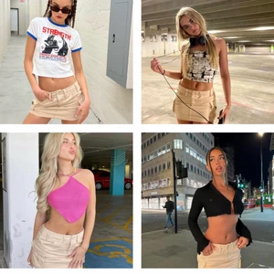 Edikted low Rise cagro skirt beige - Säljer två helt oanvända lågmidjade cargo kjolar i beige i strl XS och S, passar ej och kan inte returnera. Köpta för 975kr/styck. Pris kan diskuteras vid snabb affär ❤️❤️ köp direkt för 500 och jag bjuder på frakten☺️