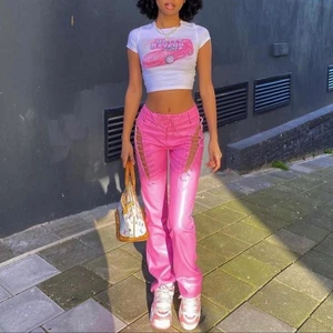 I am Gia xenia pants pink  - Storlek M, använd endast 1 gång.