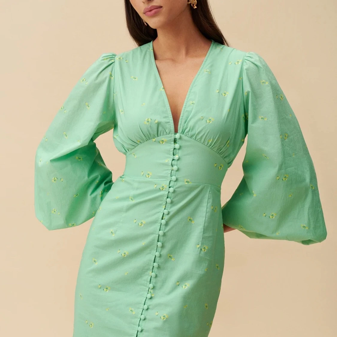 Florens dress green - Adoore