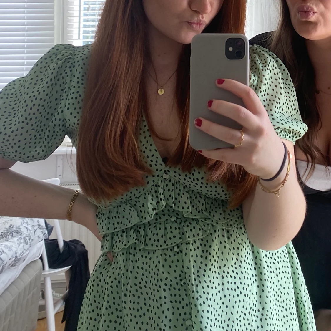 Grön klänning - 91