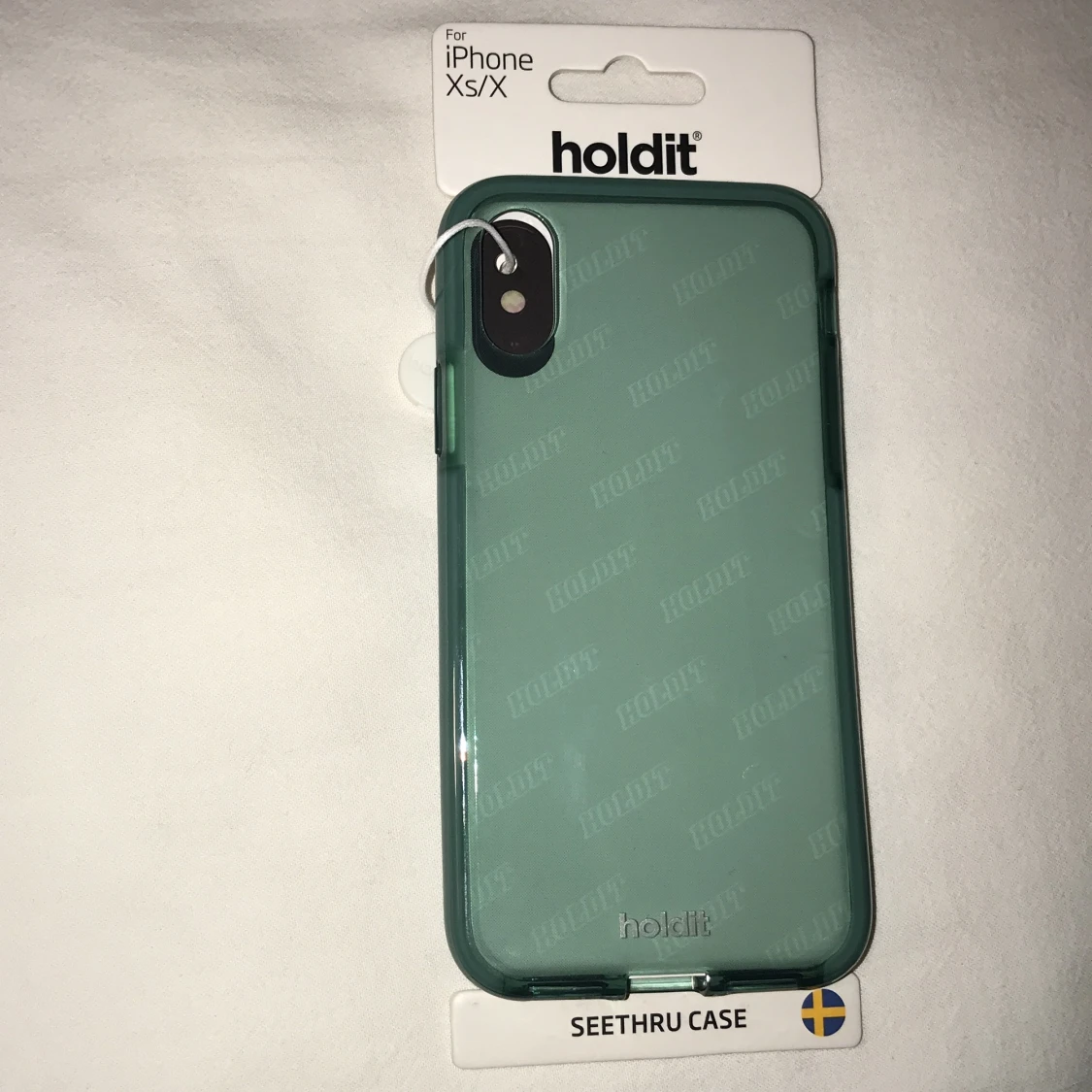 Genomskinligt grönt skal, iPhone xs/x