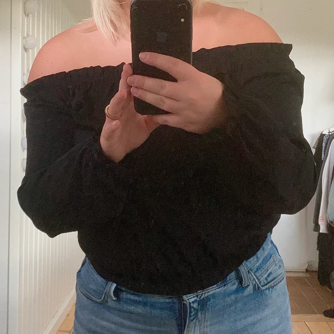 Offshoulder topp