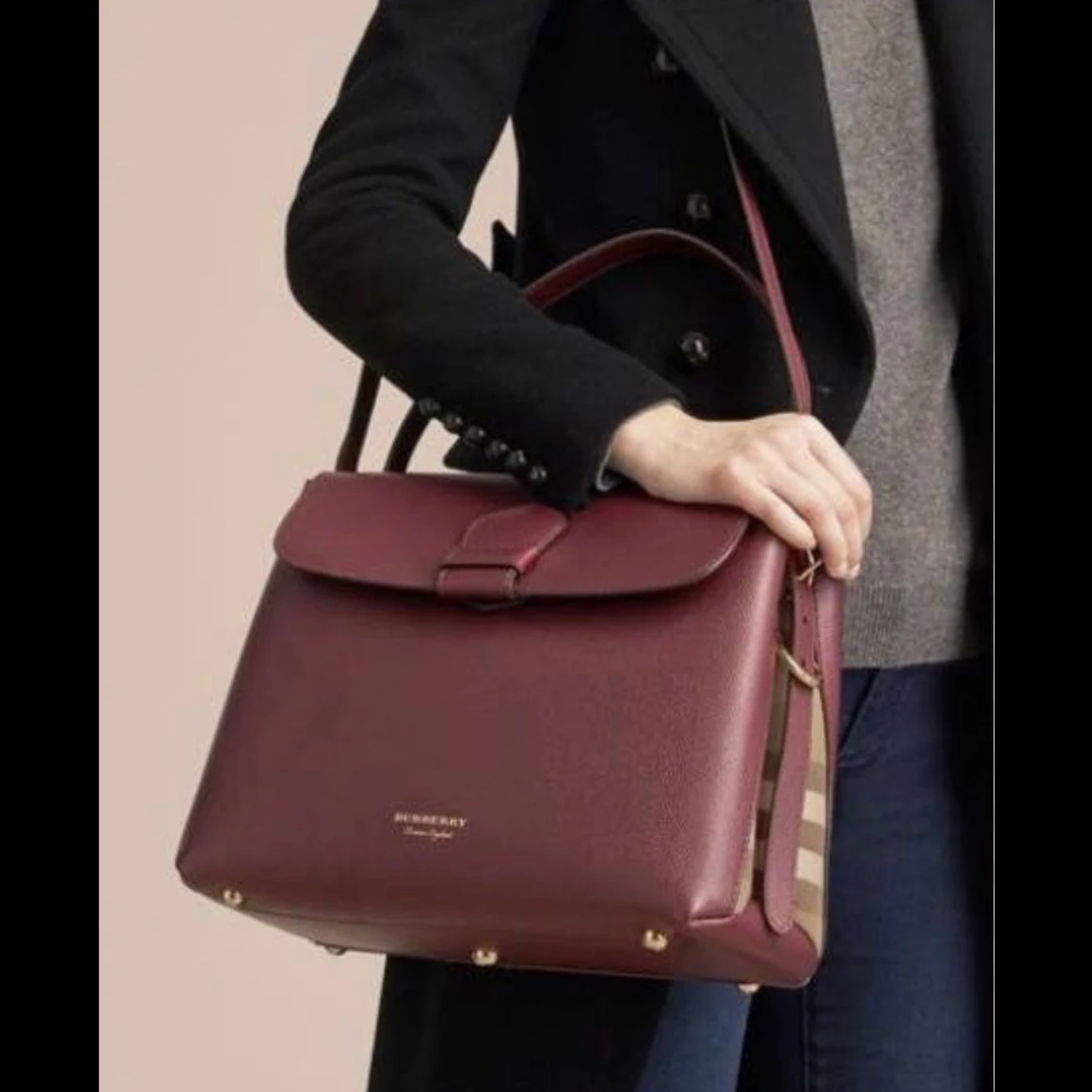 Burburry burgundy purse
