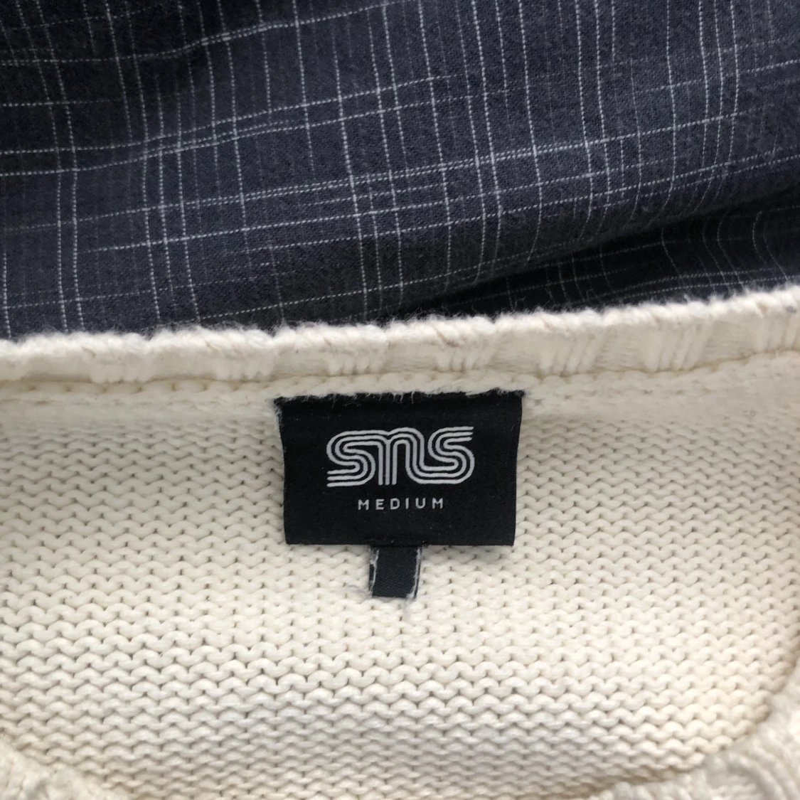 SNS stickad sweatshirt  - 90