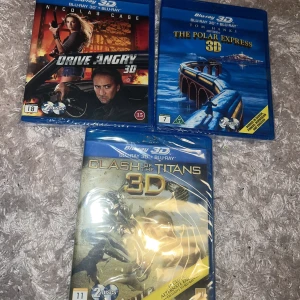 Dvd-filmer - 3 dvd-filmer till Blue-Ray, aldrig öppnade. 10kr/st + frakt