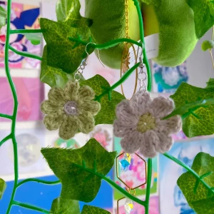 Handgjorda blomörhängen - Egenvirkade örhängen som föreställer blommor 🌼 priset är 80kr paret och frakten är gratis!❤️ 