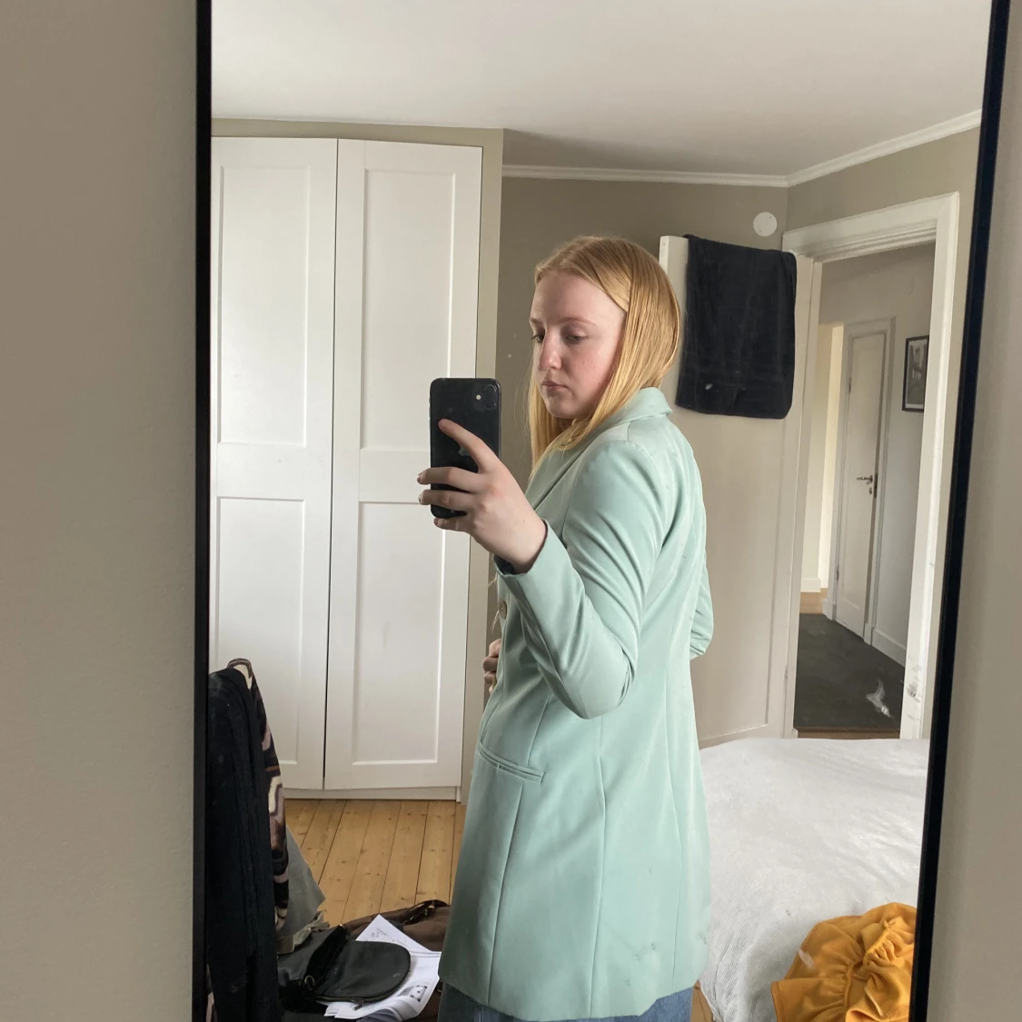 Pastellgrön kavaj - 91