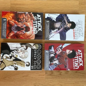 Manga böcker - 100kr styck+ frakt. Alla är olästa och i bra skick. Du kan få paket pris om du köper flera. Kan mötas upp